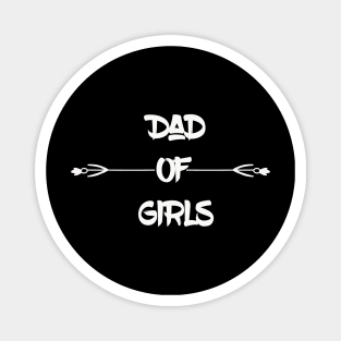 dad of girls 2020 Magnet